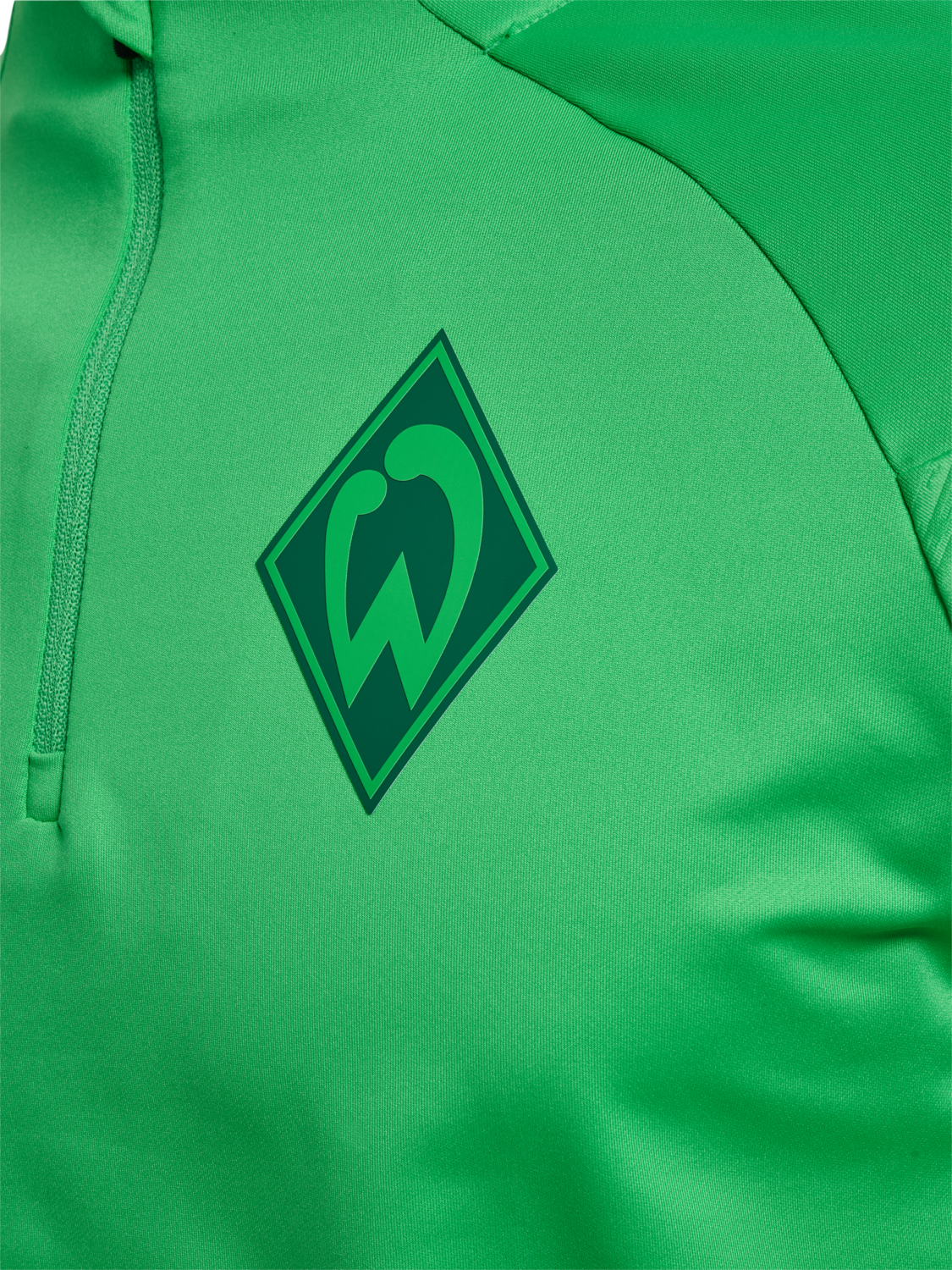 WER 26/27 TR PRO HALF ZIP, ISLAND GREEN WO SPONSOR, packshot