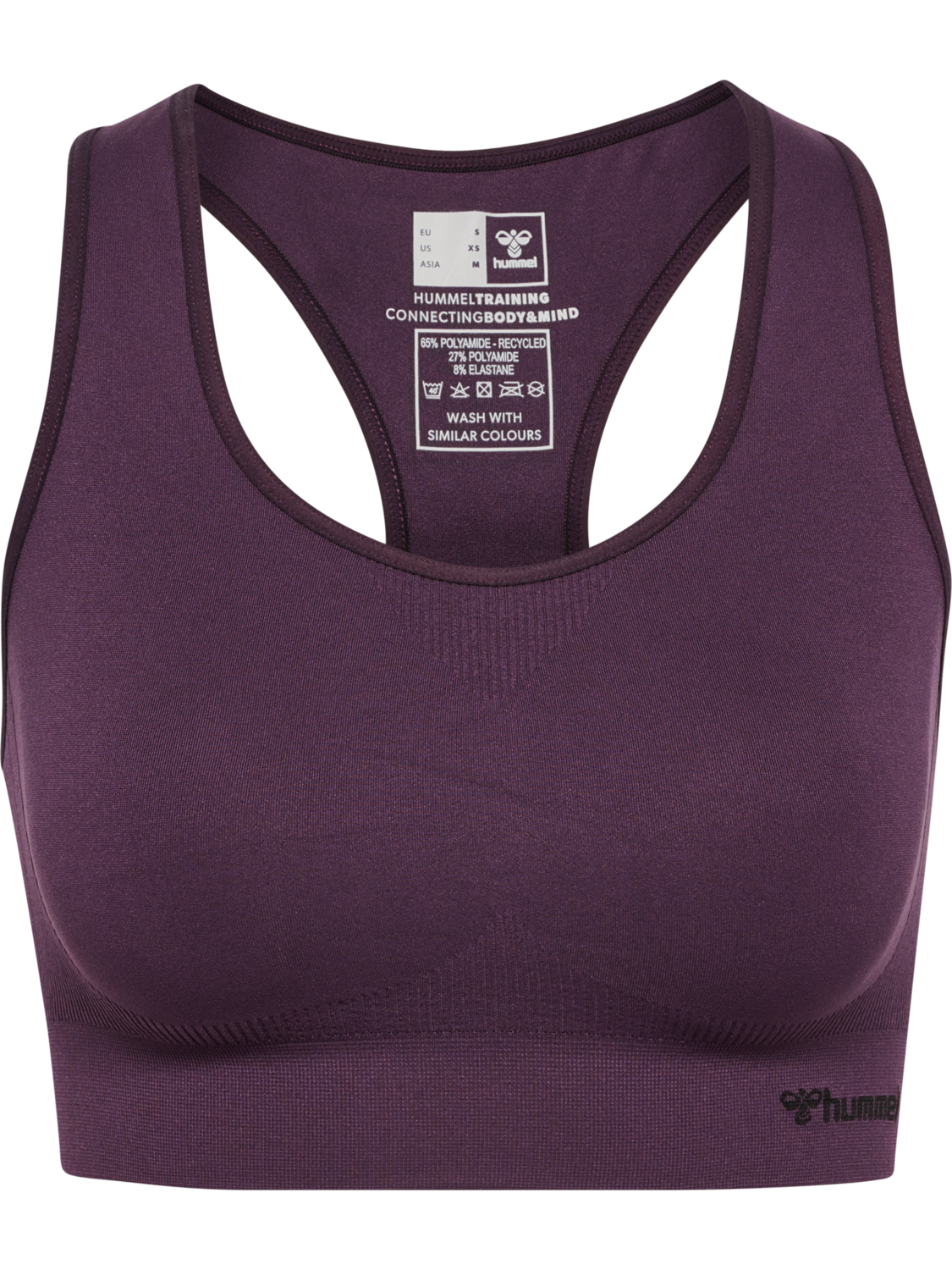 hmlTIF SEAMLESS SPORTS TOP, PLUM PERFECT, packshot