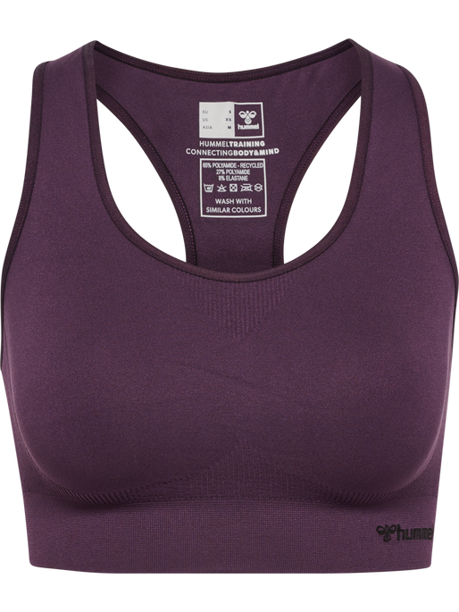 hmlTIF SEAMLESS SPORTS TOP, PLUM PERFECT, packshot