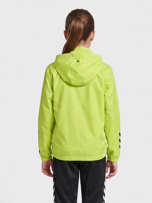 hmlCORE XK SPRAY JACKET KIDS, LIME POPSICLE, model