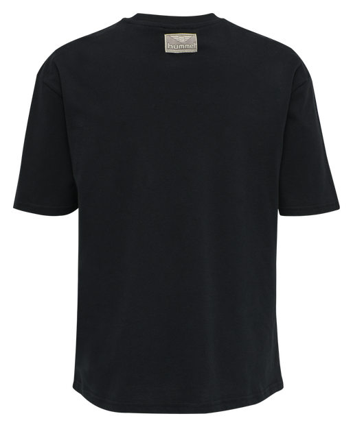 hmlGRAPHIC T-SHIRT, BLACK, packshot