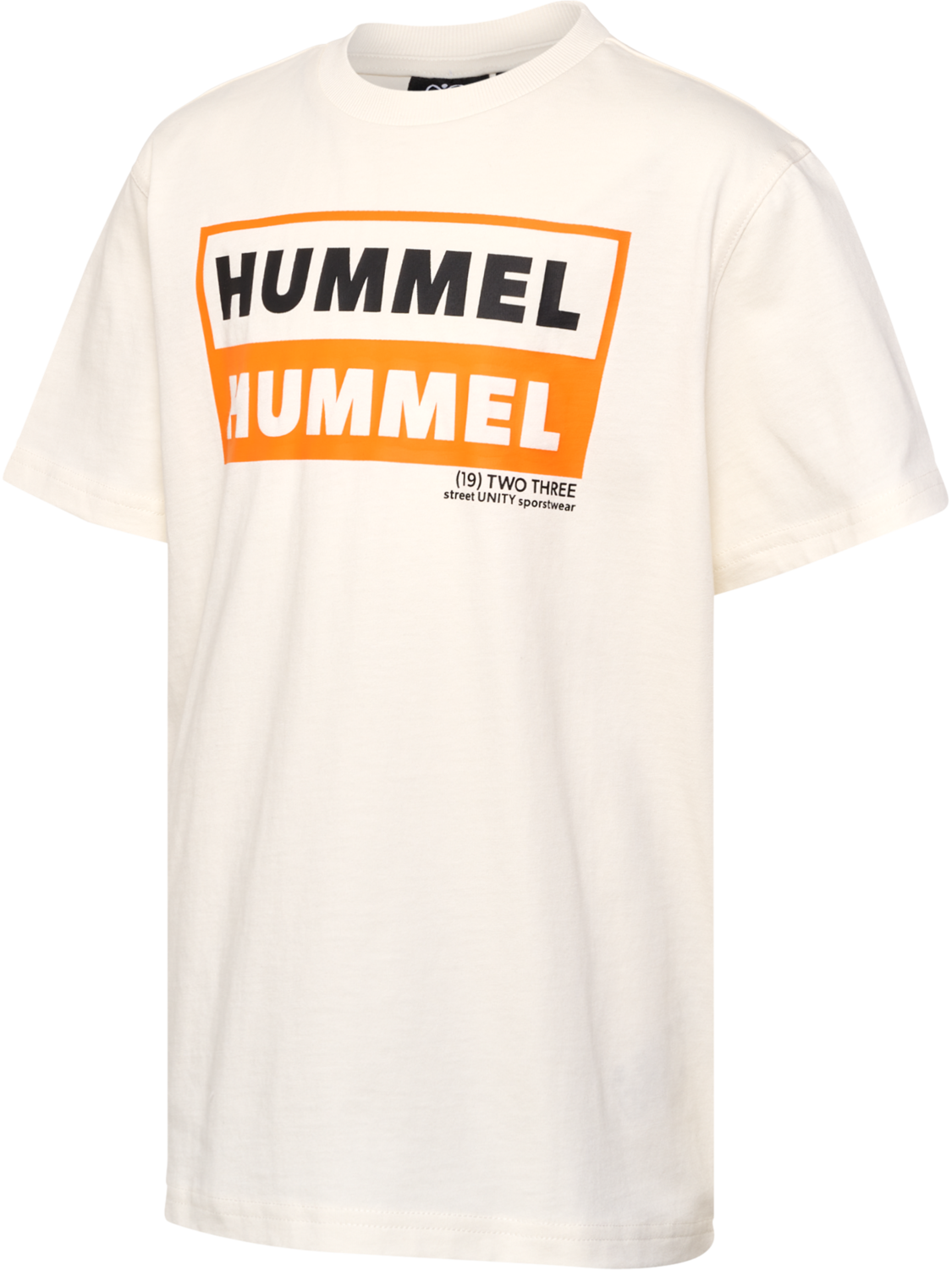 hmlTWO T-SHIRT S/S, MARSHMALLOW/MARSHMALLOW, packshot