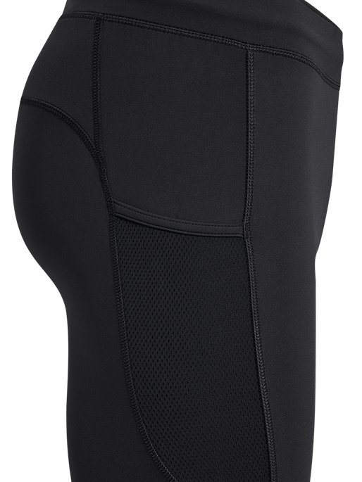 hmlRUN TIGHT, BLACK hmlRUN TIGHT, BLACK, packshot