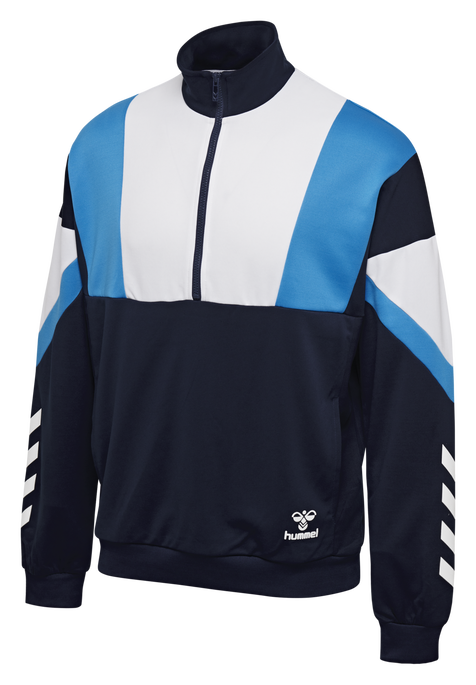 hmlDRACO HALF ZIP SWEATSHIRT, 1009, packshot