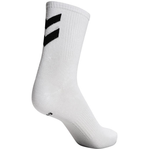 hmlCHEVRON 6-PACK SOCKS, WHITE, packshot