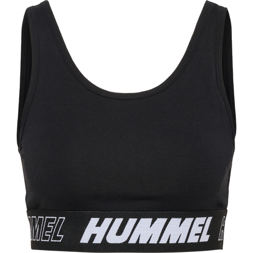 hmlTE MAJA 2-PACK COTTON SPORTS TOP, BLACK/INSIGINA BLUE, packshot