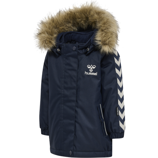 hmlCANYON TEX JACKET, BLACK IRIS, packshot