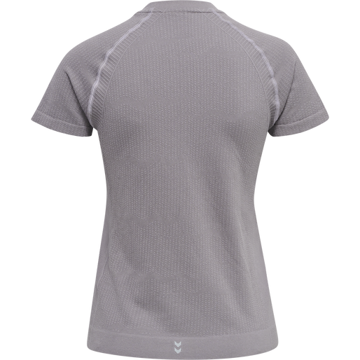 hmlMT FLOW SEAMLESS T-SHIRT, MINIMAL GRAY, packshot