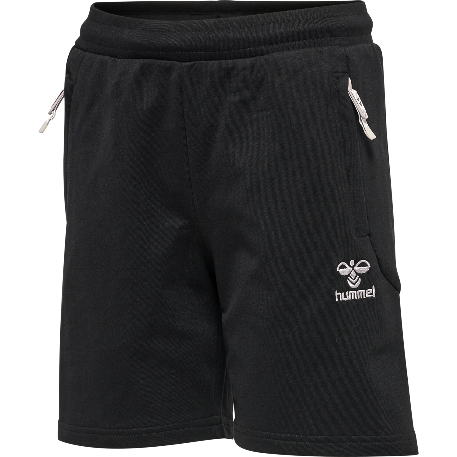 hmlMOVE GRID COTTON SHORTS KIDS, BLACK, packshot