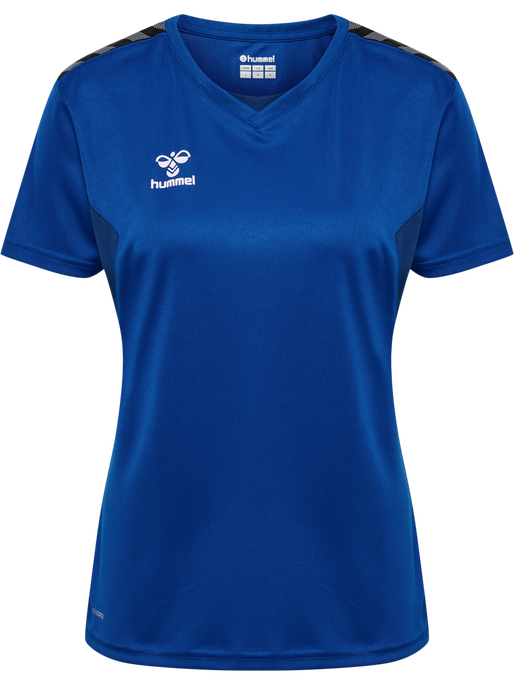 hmlAUTHENTIC PL JERSEY S/S WOMAN, TRUE BLUE, packshot