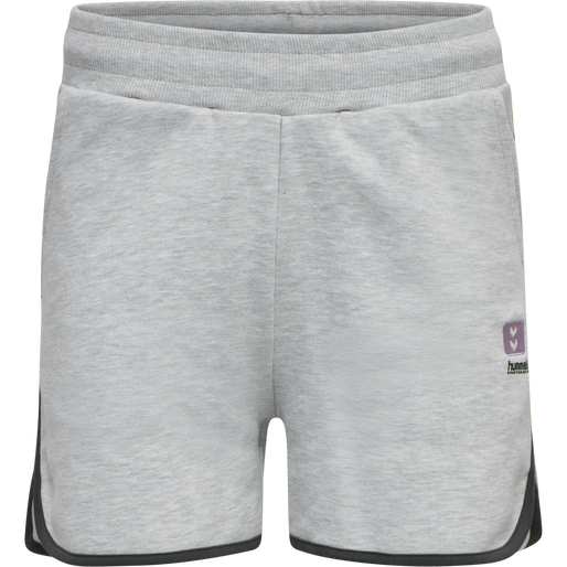 hmlLGC YOKO SHORTS, LIGHT GREY MELANGE, packshot