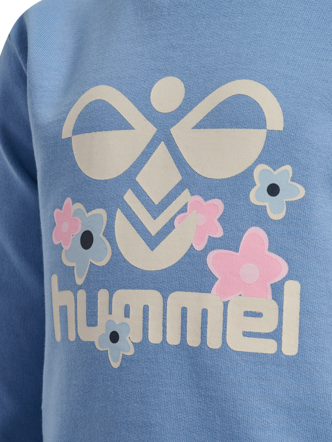 hmlLIME SWEATSHIRT, FADED DENIM, packshot
