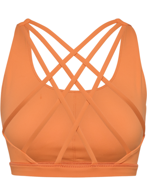 hmlFAST IMPACT STRAP BRA, DUSTY ORANGE hmlFAST IMPACT STRAP BRA, DUSTY ORANGE, packshot