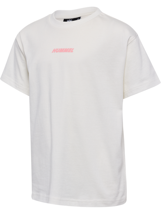 hmlELLA T-SHIRT S/S, MARSHMALLOW, packshot