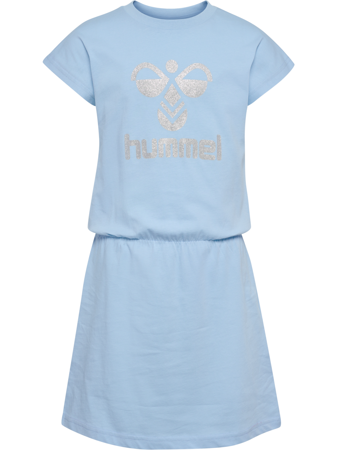 hmlFLOWY DRESS S/S, CERULEAN, packshot