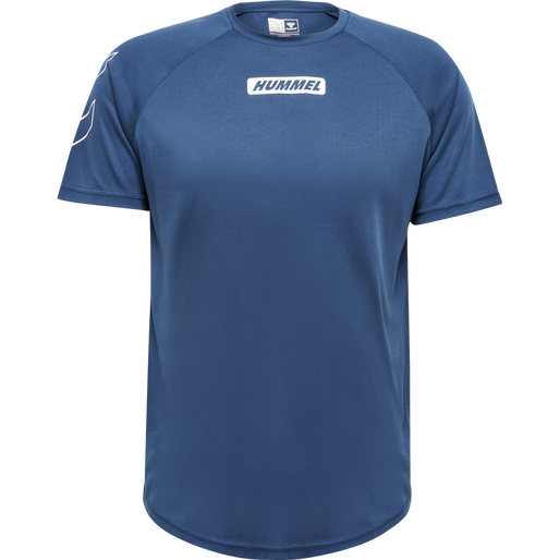 hmlTE TOPAZ T-SHIRT, INSIGNIA BLUE, packshot