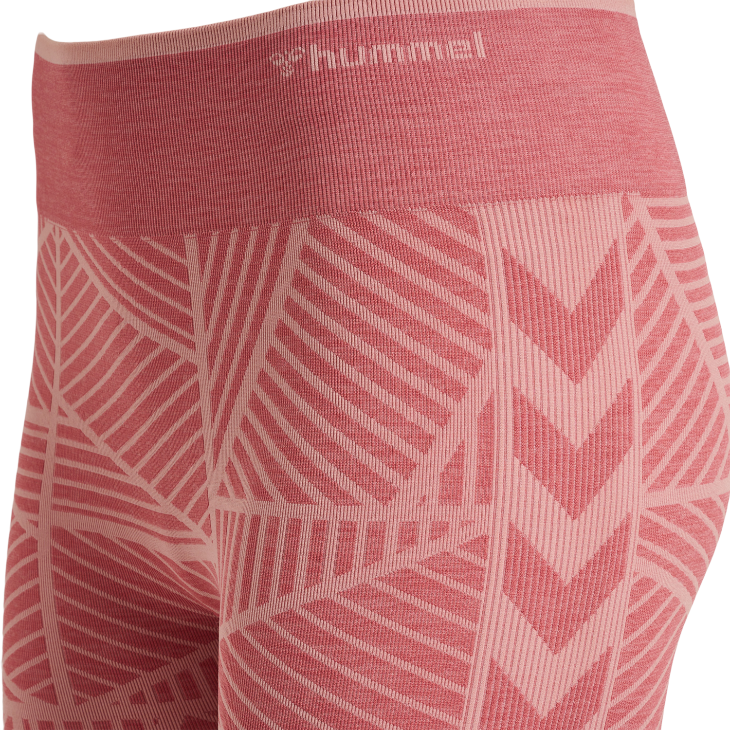 hmlMT ENERGY SEAMLESS MW SHORTS, WITHERED ROSE/ROSE TAN MELANGE, packshot