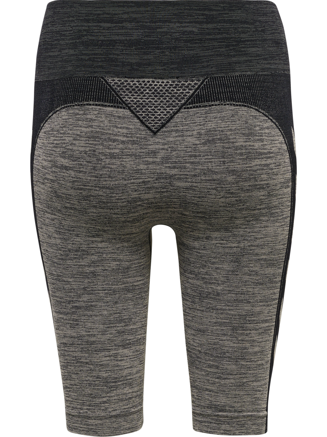 hmlCLEA SEAMLESS CYCLING SHORTS, CHATEAU GRAY/BLACK MELANGE, packshot