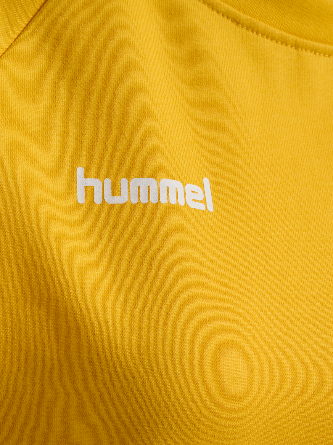 HUMMEL GO COTTON SWEATSHIRT WOMAN, SPORTS YELLOW, packshot