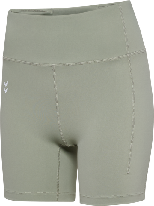 hmlHIIT IMPACT HW SHORT TIGHTS, SEAGRASS hmlHIIT IMPACT HW SHORT TIGHTS, SEAGRASS, packshot