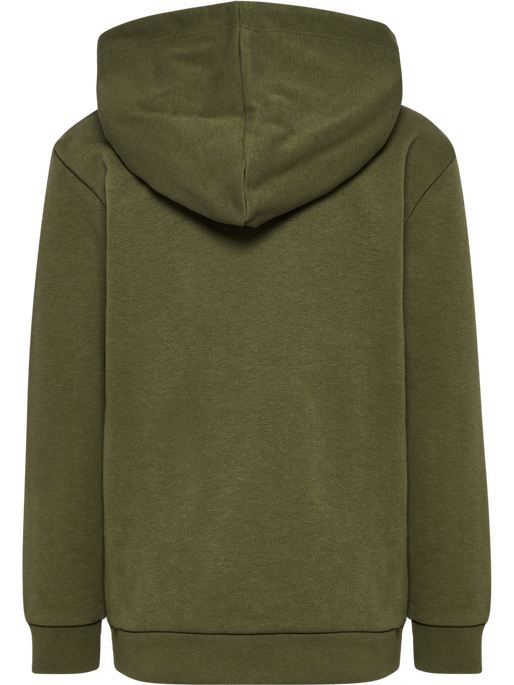 hmlJR BASE HOODIE, WINTER MOSS, packshot