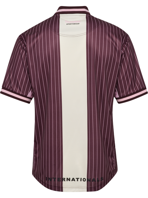 hmlLOOSE FB JERSEY S/S STRIPED, VINEYARD WINE hmlLOOSE FB JERSEY S/S STRIPED, VINEYARD WINE, packshot