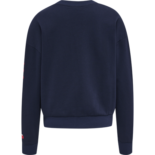 hmlIC KIM SWEATSHIRT, PEACOAT, packshot