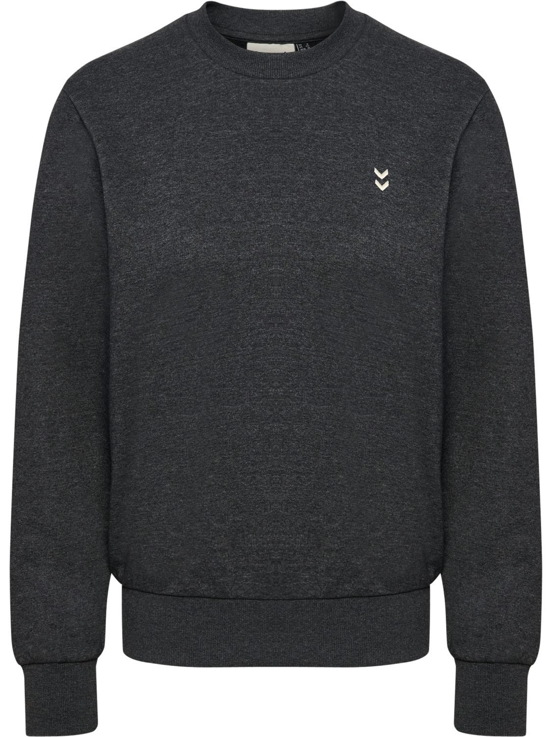 hmlPULSE W SWEAT CREWNECK, DARK GREY MELANGE, packshot