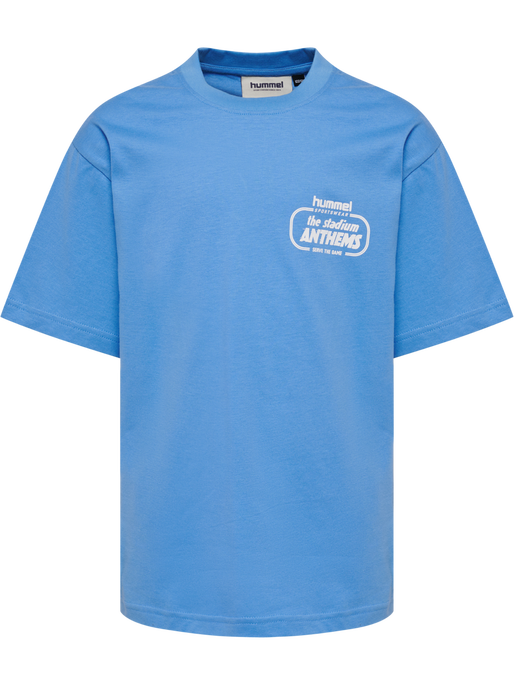 hmlJR LOOSE T-SHIRT S/S STADIUM, LICHEN BLUE hmlJR LOOSE T-SHIRT S/S STADIUM, LICHEN BLUE, packshot