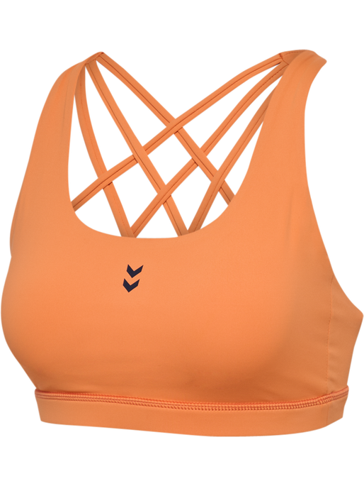hmlFAST IMPACT STRAP BRA, DUSTY ORANGE hmlFAST IMPACT STRAP BRA, DUSTY ORANGE, packshot