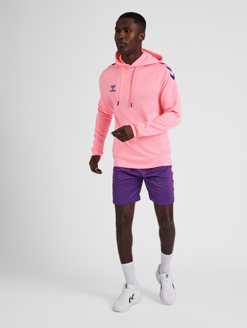 hmlCORE XK POLY  HOOD SWEAT, COTTON CANDY, model