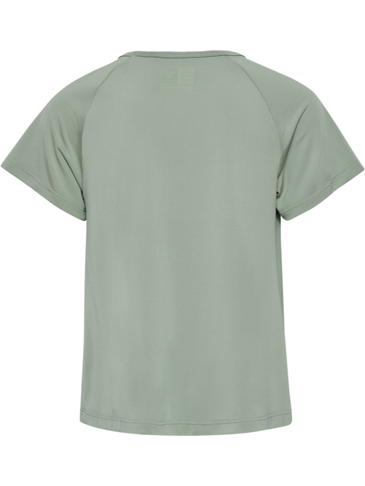 hmlLUNA TOP S/S, ICEBERG GREEN, packshot