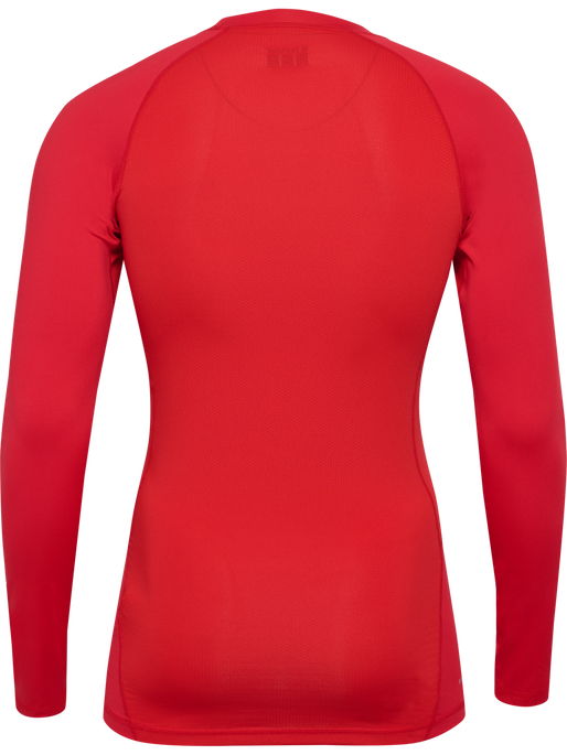 hmlBL PERFORMANCE TEE L/S, TRUE RED hmlBL PERFORMANCE TEE L/S, TRUE RED, packshot