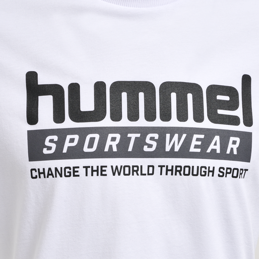 hmlLGC CARSON T-SHIRT, WHITE, packshot