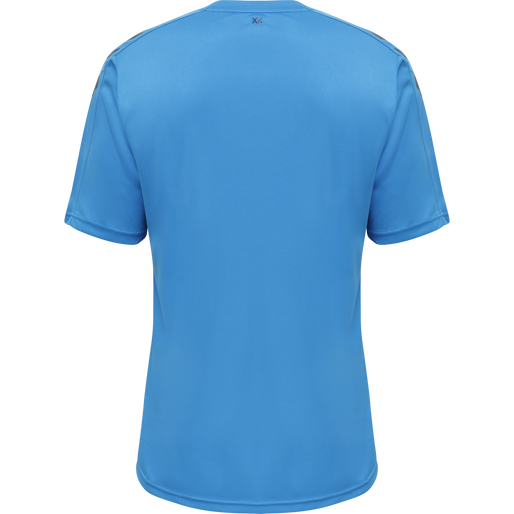 hmlCORE XK POLY JERSEY S/S, BLUE DANUBE, packshot