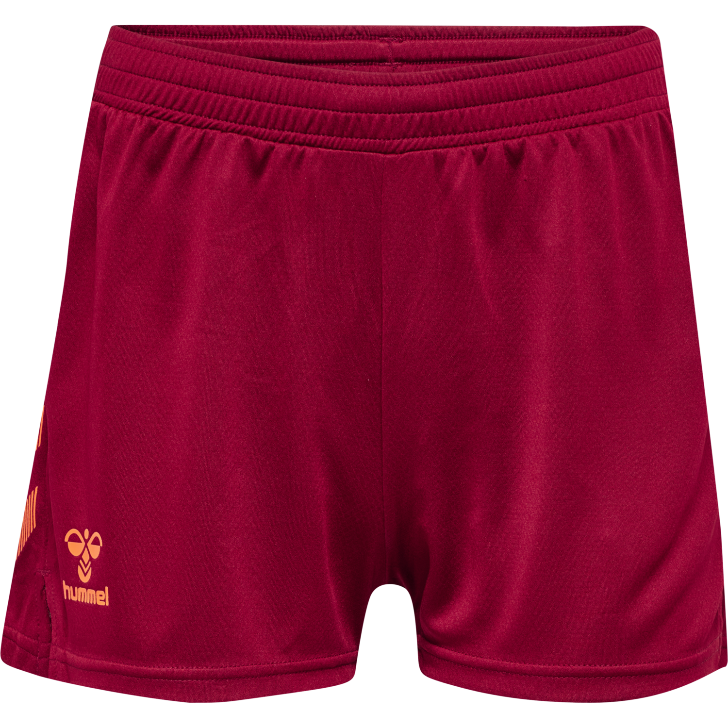 hmlONGRID POLY SHORTS WO, RHUBARB/NASTURTIUM, packshot