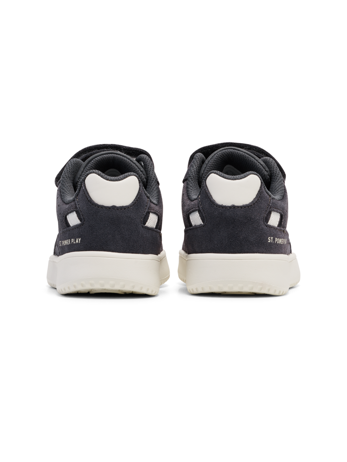 ST. POWER PLAY SUEDE JR, WHITE/OBSIDIAN/BLACK, packshot
