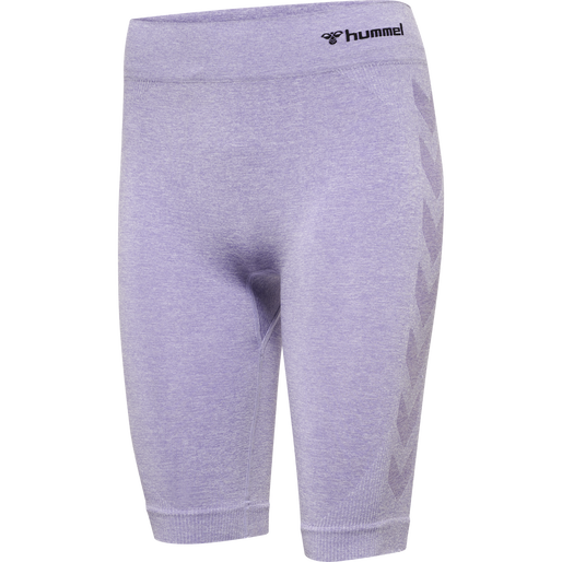 hmlCI SEAMLESS CYCLING SHORTS, LAVENDER MELANGE, packshot