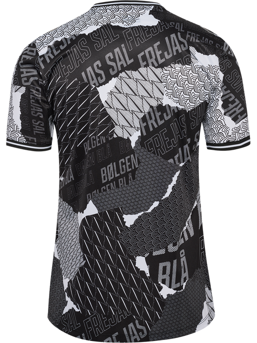 DBU 24 PREGAME JERSEY S/S, BLACK/WHITE DBU 24 PREGAME JERSEY S/S, BLACK/WHITE, packshot