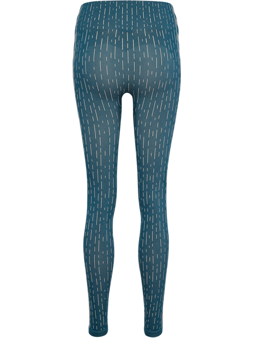 hmlMT DROPS SEAMLESS MW TIGHTS, STARGAZER/SILVER LINING hmlMT DROPS SEAMLESS MW TIGHTS, STARGAZER/SILVER LINING, packshot