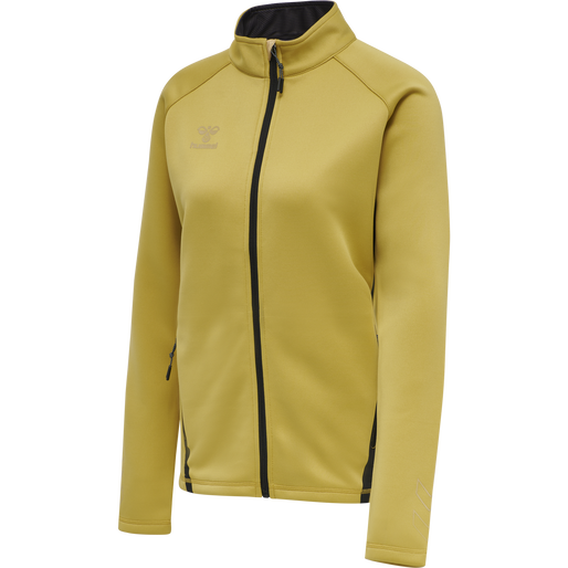 hmlCIMA XK ZIP JACKET WOMAN, ANTIQUE GOLD, packshot