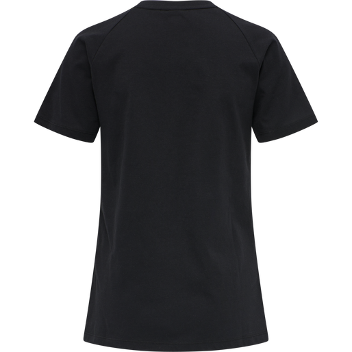 hmlZENIA T-SHIRT S/S, BLACK, packshot