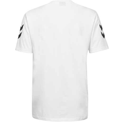 HUMMEL GO COTTON T-SHIRT S/S, WHITE, packshot
