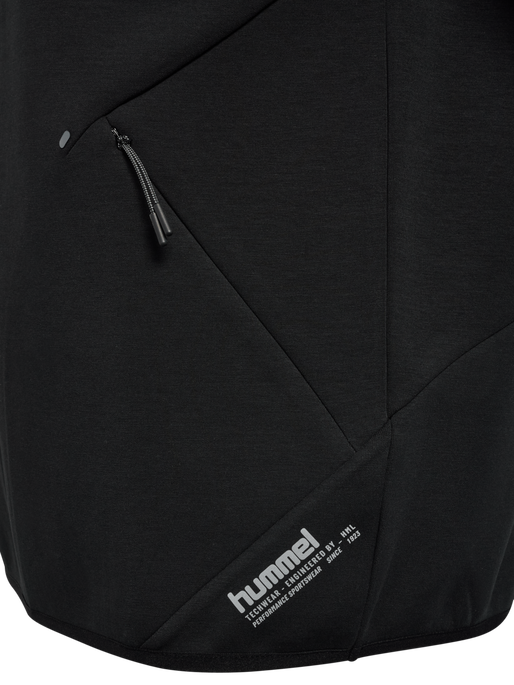hmlTECH FLEECE HALFZIP, BLACK hmlTECH FLEECE HALFZIP, BLACK, packshot