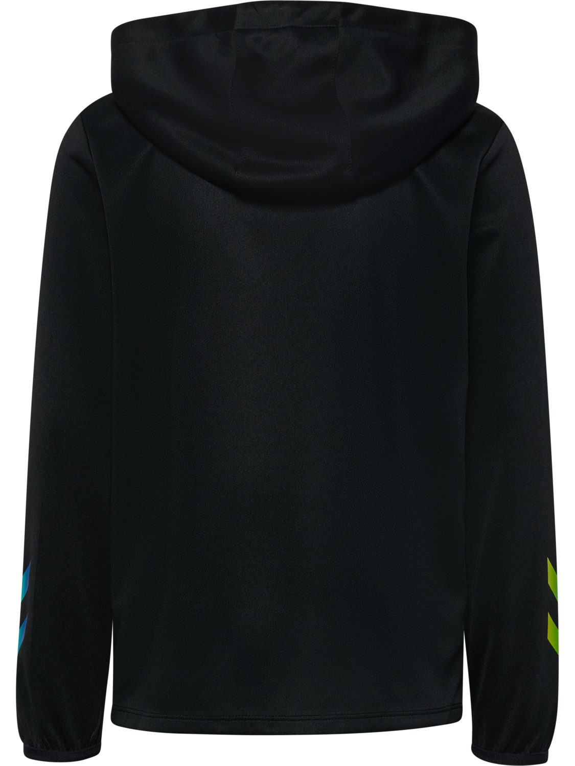 hmlSHIMMER TRACK JACKET KIDS, BLACK/LIMEADE, packshot