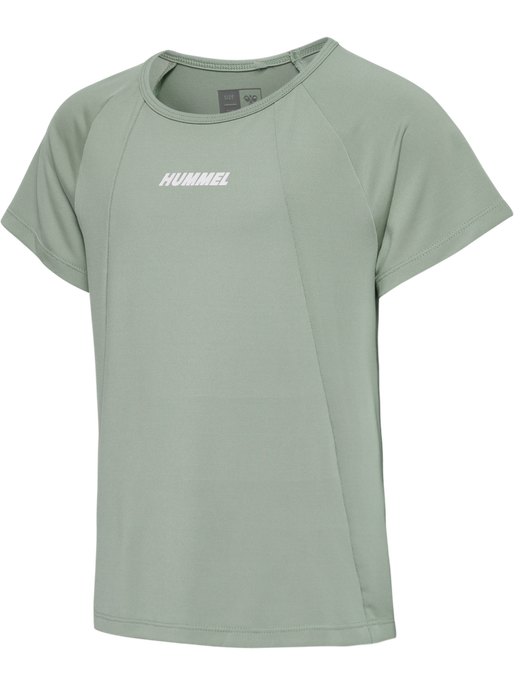 hmlLUNA TOP S/S, ICEBERG GREEN, packshot