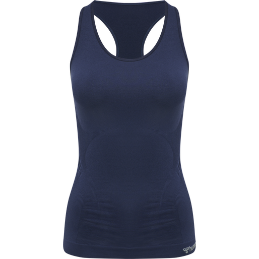 hmlTIF SEAMLESS TOP, BLACK IRIS, packshot