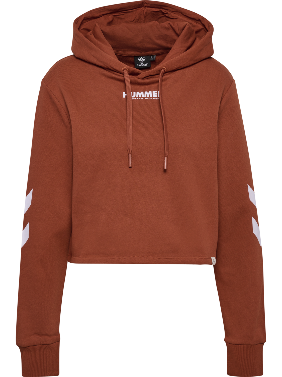 hmlLEGACY WOMAN CROPPED HOODIE, ARABIAN SPICE, packshot