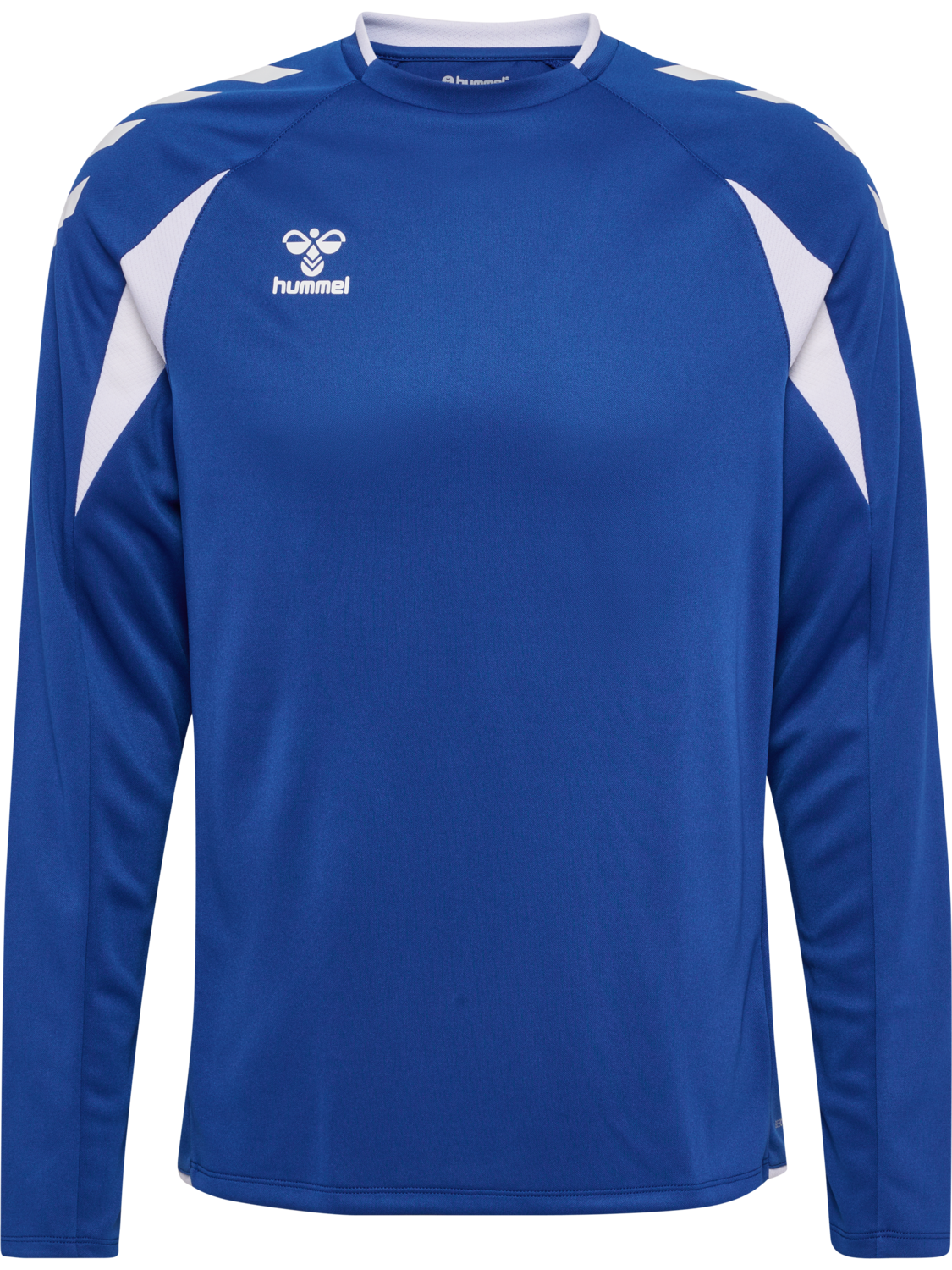 hmlCORE 2.0 CREW NECK, TRUE BLUE/WHITE, packshot