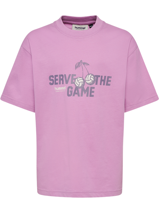 hmlJR LOOSE SET HS GRAPHIC, SMOKY GRAPE hmlJR LOOSE SET HS GRAPHIC, SMOKY GRAPE, packshot
